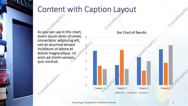 Content with Caption presentation slide layout