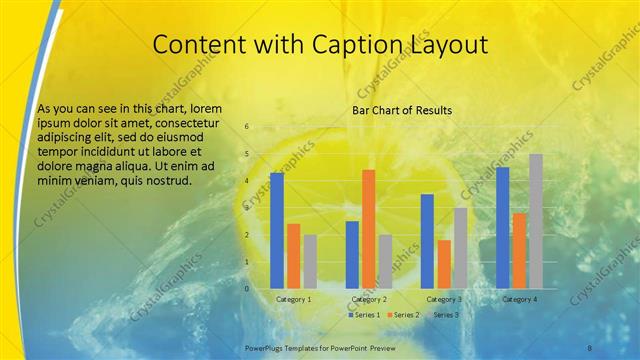Content with Caption presentation slide layout