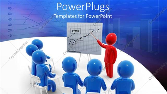  Presentation with organization - A beautiful depiction of a meeting room of an organization