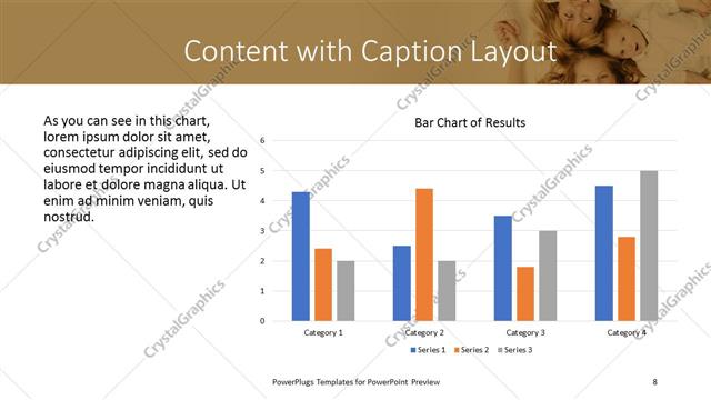 Content with Caption presentation slide layout