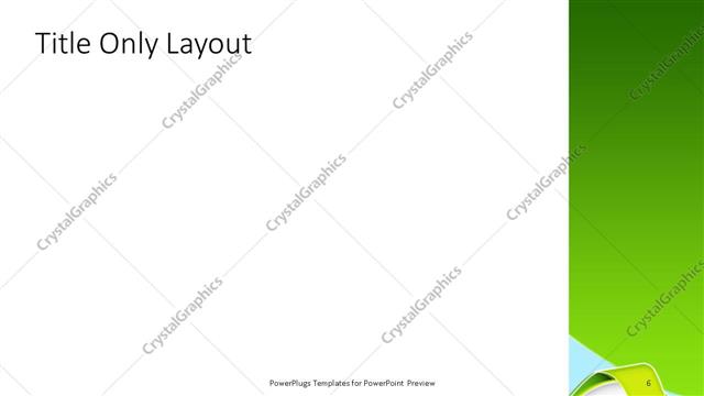 Title Only presentation slide layout