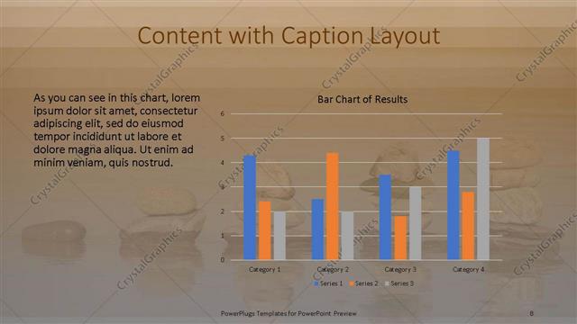 Content with Caption presentation slide layout