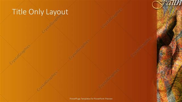 Title Only presentation slide layout