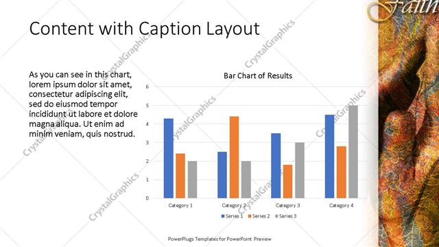 Content with Caption presentation slide layout