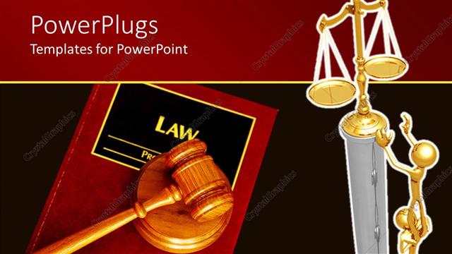  Presentation with law - A beautiful depiction of people trying to get justice from the system