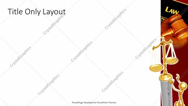 Title Only presentation slide layout