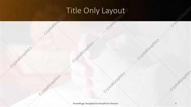 Title Only presentation slide layout