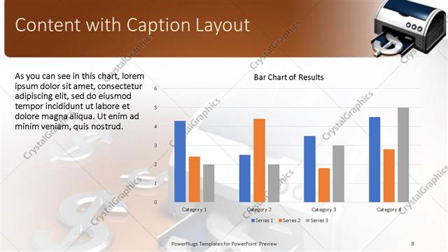 Content with Caption presentation slide layout