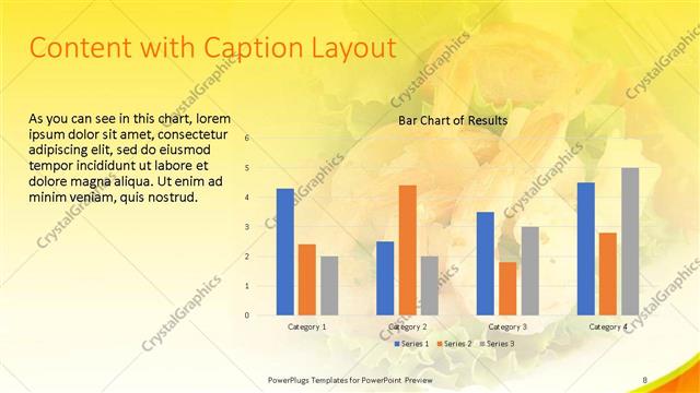 Content with Caption presentation slide layout