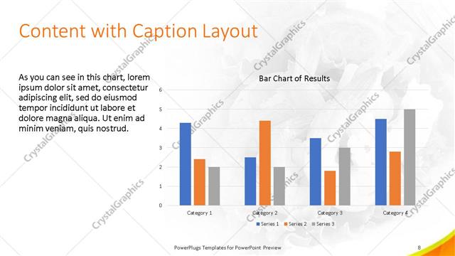 Content with Caption presentation slide layout