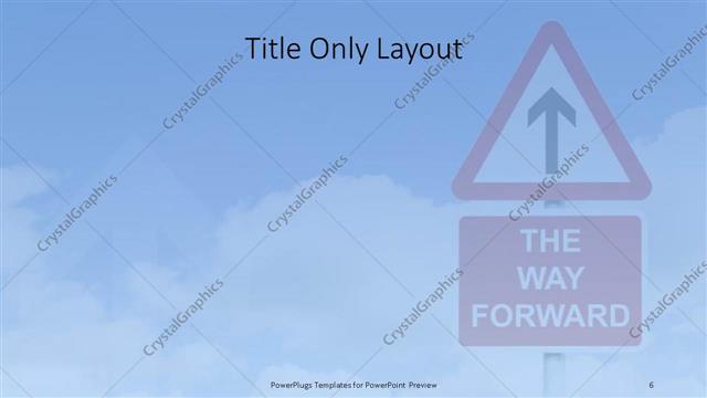 Title Only presentation slide layout