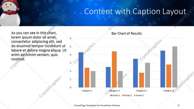 Content with Caption presentation slide layout