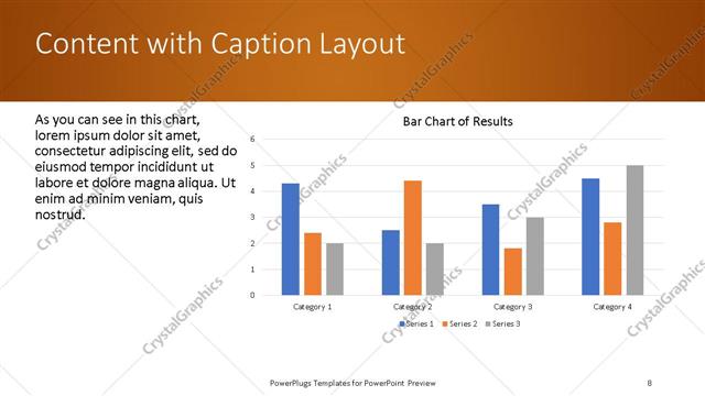 Content with Caption presentation slide layout
