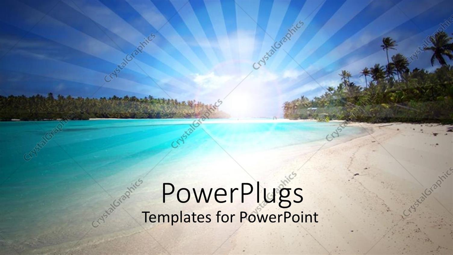 Featuring a Beautiful Depiction of Sunlight on a Beach