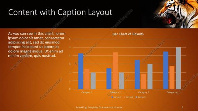 Content with Caption presentation slide layout