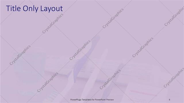 Title Only presentation slide layout