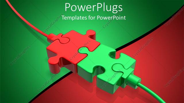  Presentation with safety - A beautiful depiction  of two puzzle piece linked together