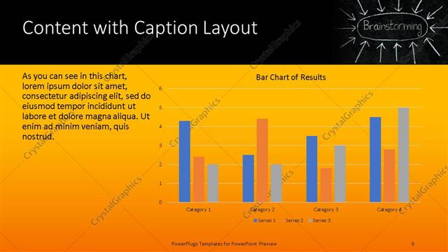 Content with Caption presentation slide layout
