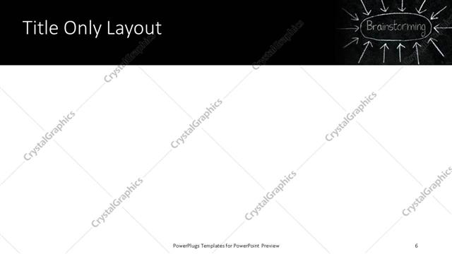 Title Only presentation slide layout