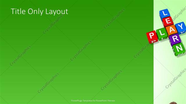 Title Only presentation slide layout