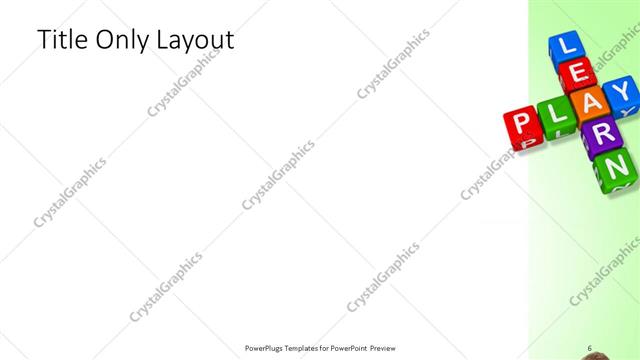 Title Only presentation slide layout