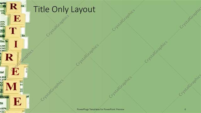 Title Only presentation slide layout