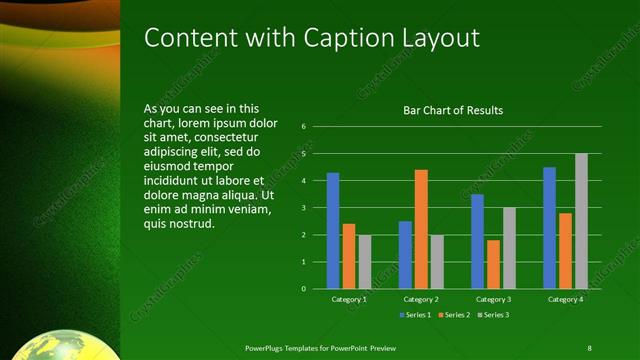 Content with Caption presentation slide layout