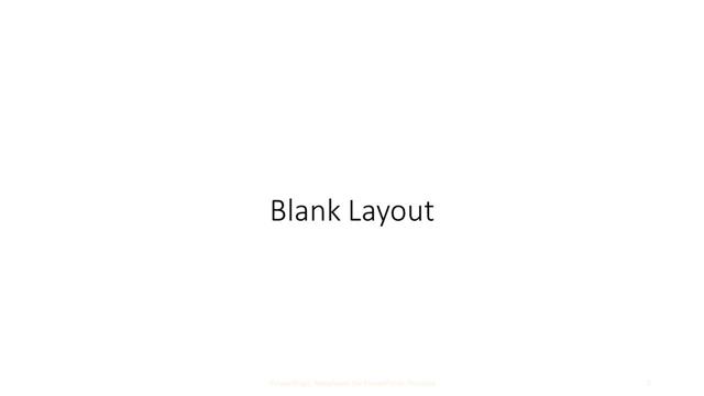 Blank presentation slide layout
