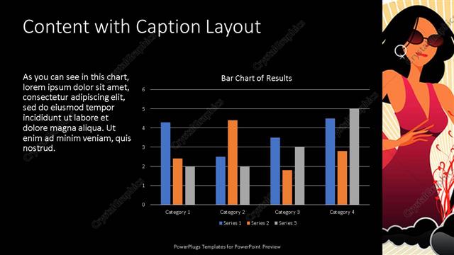 Content with Caption presentation slide layout