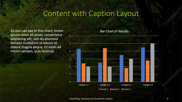 Content with Caption presentation slide layout