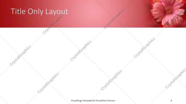 Title Only presentation slide layout