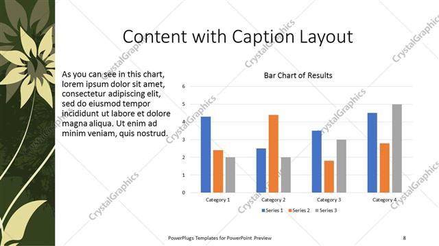 Content with Caption presentation slide layout