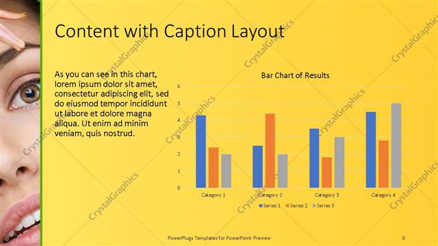 Content with Caption presentation slide layout