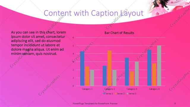 Content with Caption presentation slide layout