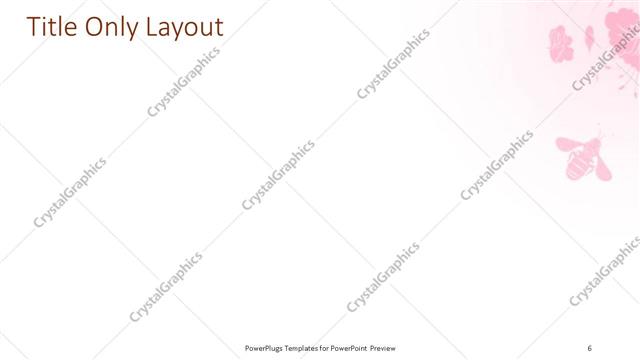 Title Only presentation slide layout