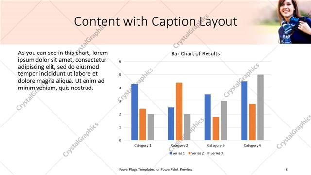 Content with Caption presentation slide layout
