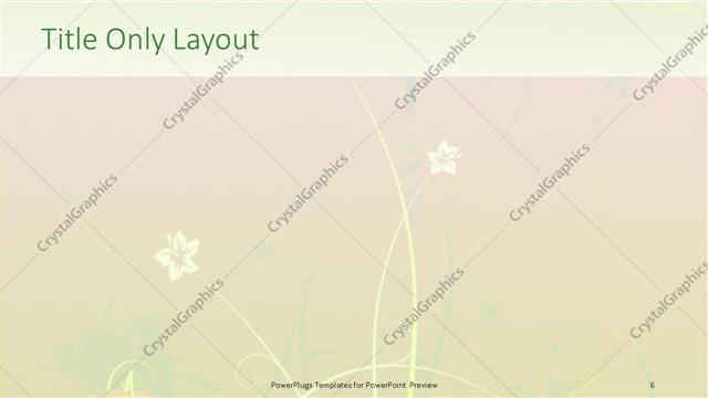 Title Only presentation slide layout