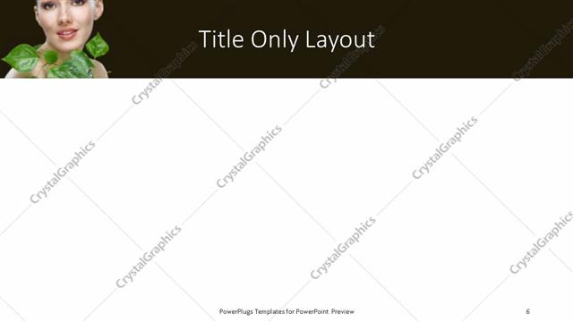 Title Only presentation slide layout