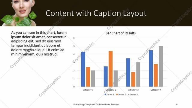 Content with Caption presentation slide layout