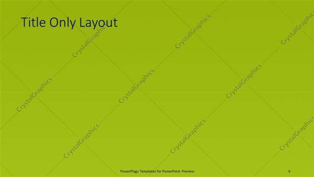 Title Only presentation slide layout