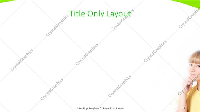 Title Only presentation slide layout