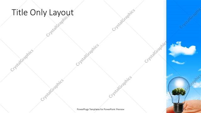 Title Only presentation slide layout