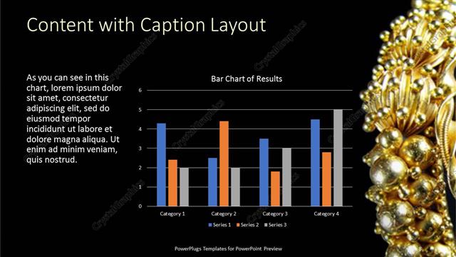 Content with Caption presentation slide layout