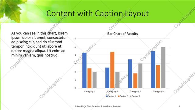 Content with Caption presentation slide layout