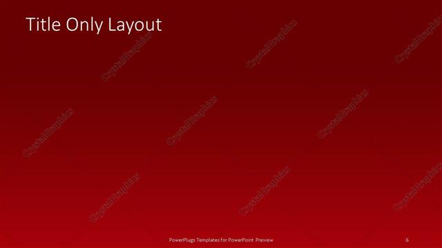 Title Only presentation slide layout