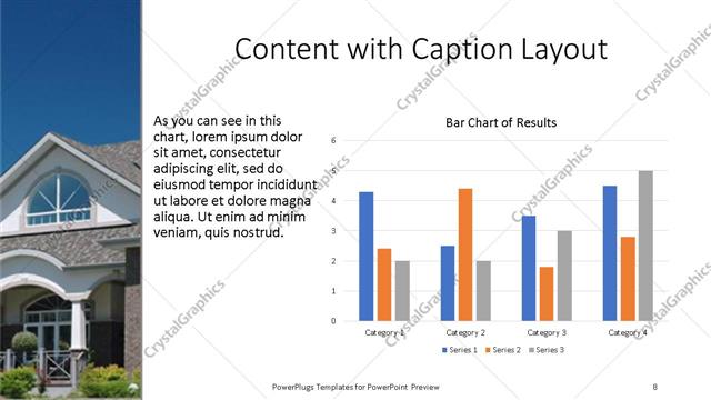 Content with Caption presentation slide layout