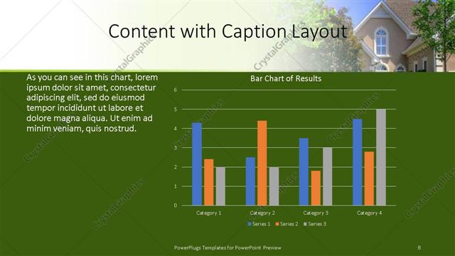 Content with Caption presentation slide layout