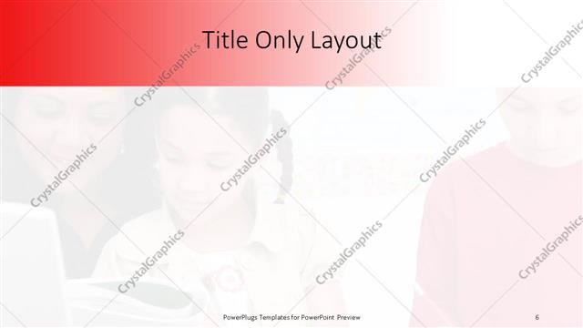 Title Only presentation slide layout