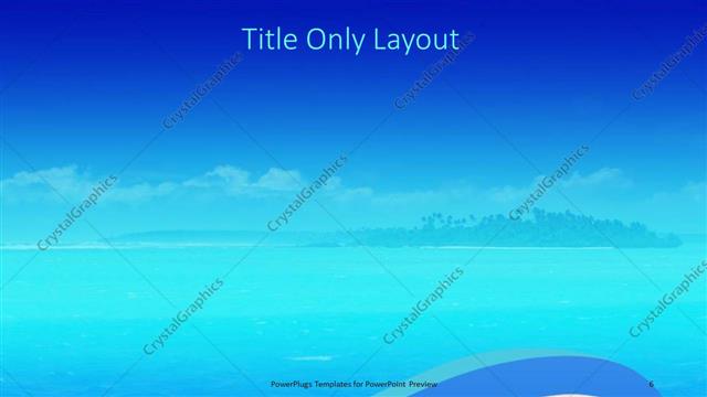 Title Only presentation slide layout