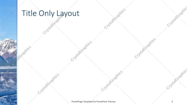 Title Only presentation slide layout